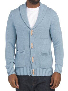 BROOKS BROTHERS Cotton Toggle Front Cardigan